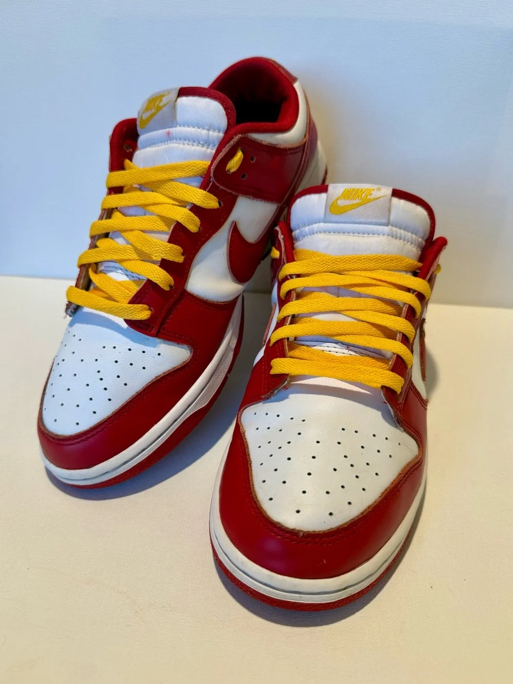 Nike Dunk Low Retro USC Gym Red White Gold - Men’s 9.5 / Women’s 11